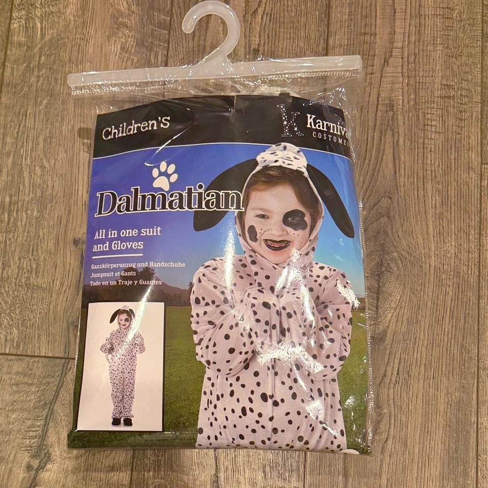 Dalmatian Costume - 7/8 Black and White excellent condition